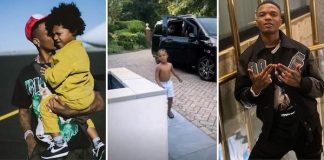 Emotional Moment Wizkid Reunited With Son Zion After Being Away From Home for Months