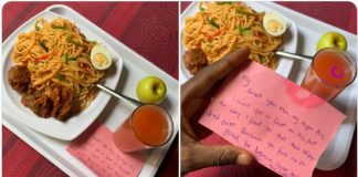 Lady Prepares Good Meal For Her Boyfriend To Thank Him For Good Sex