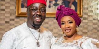 Obi Cubana’s Wife Gifts Primary School Pupils Wearing Tattered Shoes New Ones