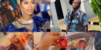 Portable’s Wife, Zainab Beams With Joy As He Surprises Her With A Lexus (Photos)