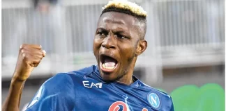 OSIHMEN: Nigerian Striker Beats Salah, Mahrez To Win Best African Player at Ghana Football Awards