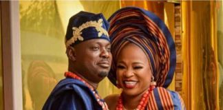 Kunle Afod’s Wife, Desola Fights Dirty With His Alleged Pregnant Side Chick