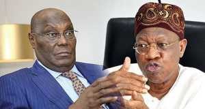 POLITICS: Atiku’s Campaign Team Tackles Lai Mohammed, Demands Apology Over Economic Blueprint Claim