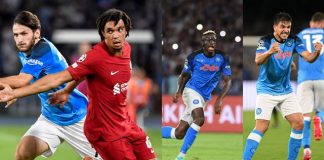 Liverpool Lose 4-1 To Napoli In Champions League Opener