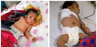 TOO BAD: Father allegedly b£ats his 2-month-old son with hanger in Imo which led to amputation