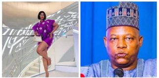 “It Will Be Tough For You Alone” – Tacha Subtly Shades Kashim Shetima