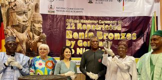 German Government Returns Looted Benin Bronzes To Nigeria