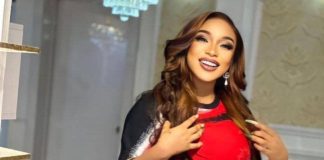 Actress Tonto Dikeh donates 100 bags of rice, and money to widows and elderlies