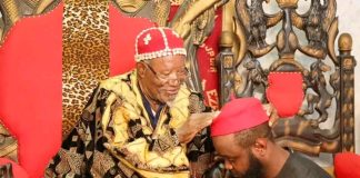 Tinubu’s Son Bags Chieftaincy Title In Anambra (See Photos)