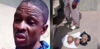Man Arrested With 3 Skulls In Lagos