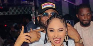 CELEB CORNER: Olakunle Churchill parties hard with his wife, Rosy Meurer