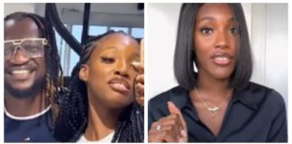 “He proposed?” – Netizens reacts as Paul Okoye’s lover, Ivy Ifeoma flaunts engagement ring (Video)
