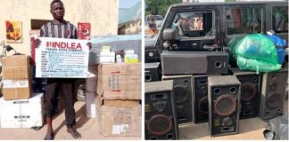 NDLEA Arrests Wanted Drug Dealer, Recovers 79kg Of Canadian Loud Concealed In Speakers