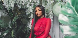 Simi celebrating her 35th birthday in a Bikini outfit