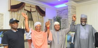 Kogi Guber: Dino Melaye Unveils Female Running Mate, Habeebat Deen