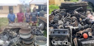 BUSTED: Police Arrest Two Suspected Car Thieves In Delta, Recover Six Vehicles