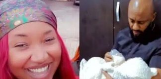 The Best Dad – Judy Austin Hails Husband, Yul Edochie As He Feeds Their Newborn Baby (Video)