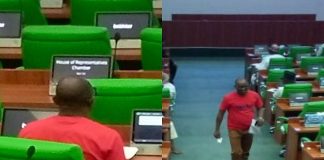 Drama As Newly Elected House Of Reps Member Sent Out Of Chamber For Improper Dressing