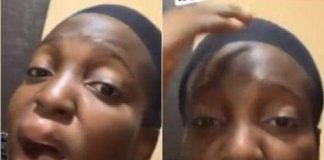 “I Love You So Much Ife Mi” – Lady Thanks Boyfriend For Beating Her Always (Video)