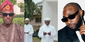 Aggrieved Youths Burn Davido’s Banner In Maiduguri Over Offensive Video