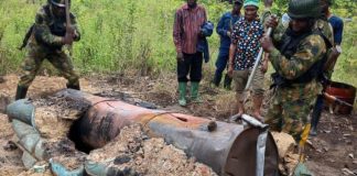 Troops Uncover, Destroy Illegal Refinery In Delta