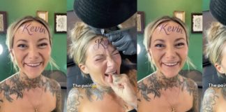 LOVE OR STUPIDITY? Woman Tattoos Boyfriend’s Name on Forehead, Sparks Controversy