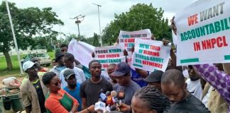 BREAKING: Protest rocks Abuja over fuel scarcity
