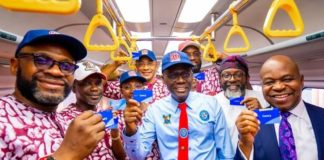 Sanwo-Olu kicks off commercial operations of Red Line with inaugural ride