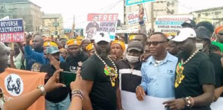 Sowore Joins Protesters in Ikeja, Lagos