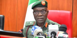 BREAKING: Presidency confirms death of Chief of Army Staff, Lagbaja