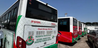FG hands over 15 CNG-powered buses to NURTW, others