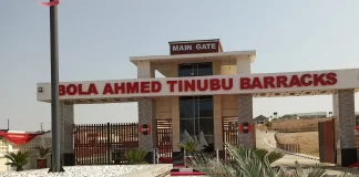 Tinubu commissions ‘Bola Ahmed Tinubu’ barracks to tackle accommodation shortage