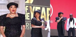 Toyin Abraham wins Trailblazer Award at Silverbird event