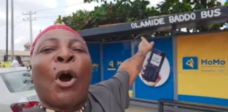 Charly Boy visits bus stop formerly named after himself, now Olamide Baddo Bus Stop