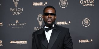 Afrobeats is represented as Adekunle Gold attends the 2025 Ballon d’Or ceremony