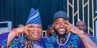 Davido reacts as Gov Adeleke dumps PDP