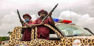 Amotekun rescues 3 health workers, 2 others from kidnappers in Ondo
