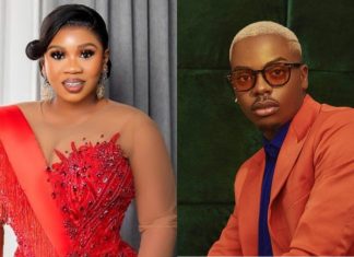 How dare you!- Wumi Toriola rebukes Enioluwa for calling her by name